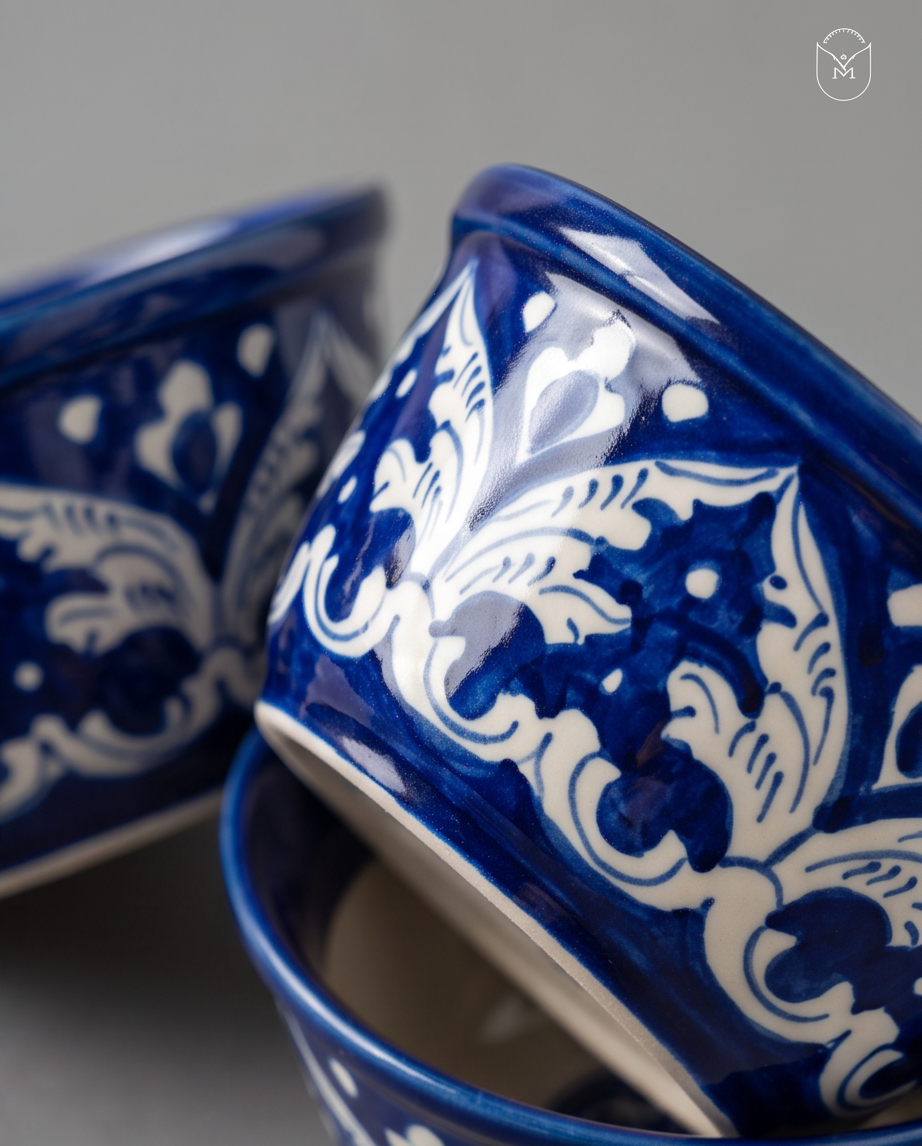 Ceramic Handmade Customized Bowls Set for 06 Men set