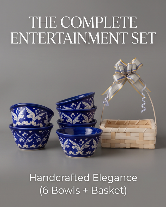 Ceramic Handmade Customized Bowls Set for 06 Men set