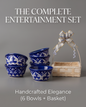 Ceramic Handmade Customized Bowls Set for 06 Men set