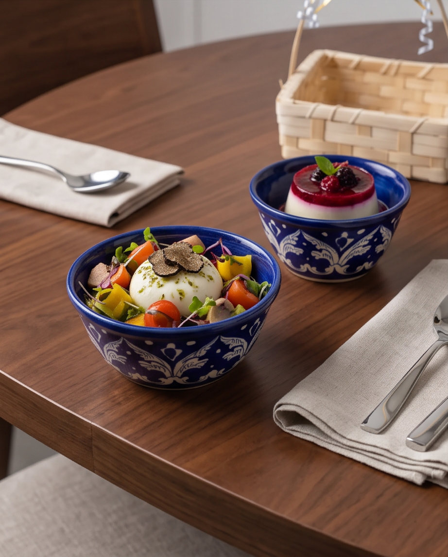 Ceramic Handmade Customized Bowls Set for 06 Men set