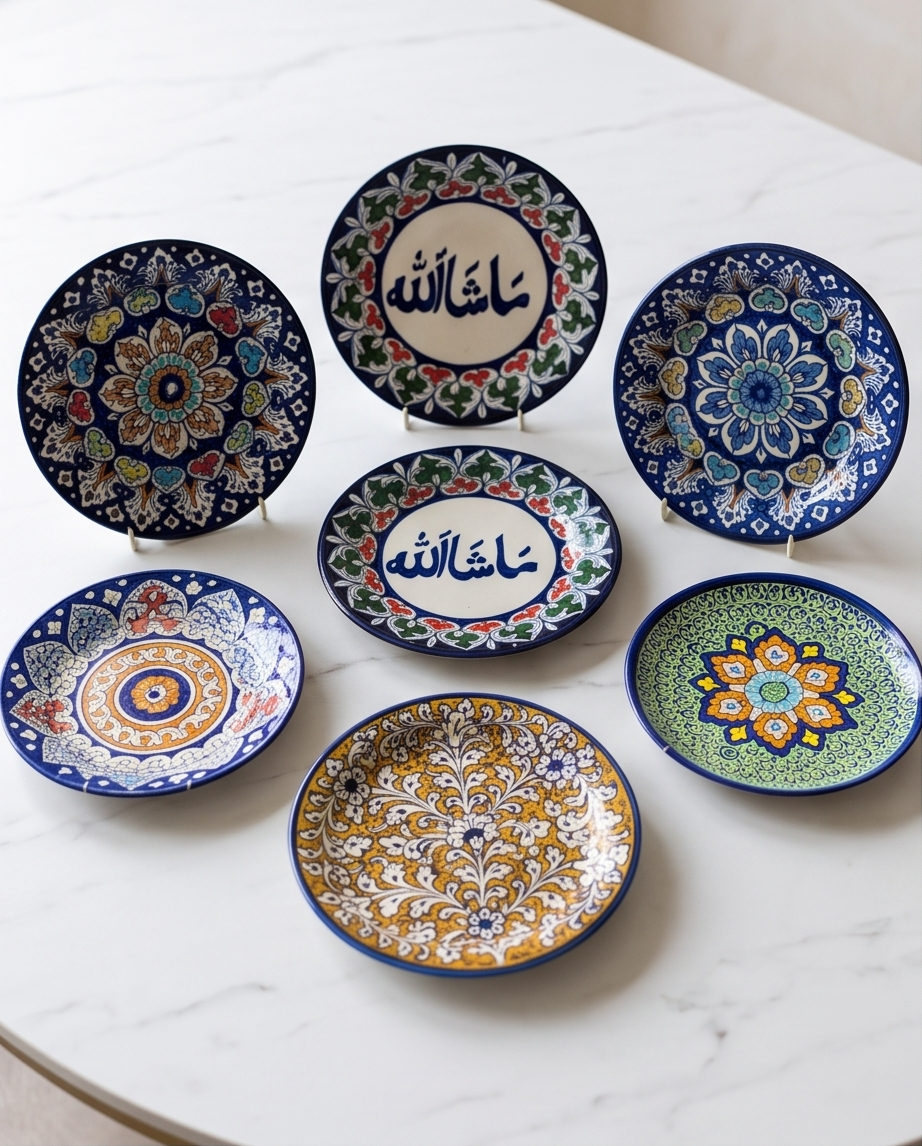 Ceramic Handmade Customized Wall Hanging Plates Art | Size 10 inch