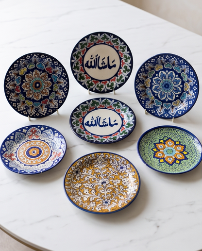 Ceramic Handmade Customized Wall Hanging Plates Art | Size 10 inch