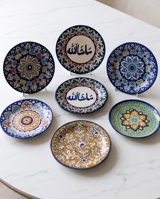 Ceramic Handmade Customized Wall Hanging Plates Art | Size 10 inch