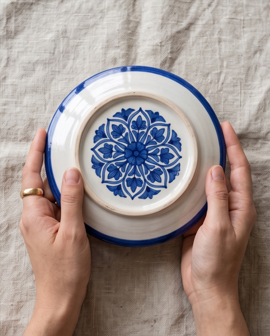 Ceramic Handmade Customized Wall Hanging Plates Art | Size 10 inch