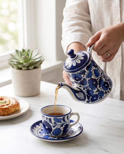 Ceramic Handmade Tea Complete Complete 17 PCS