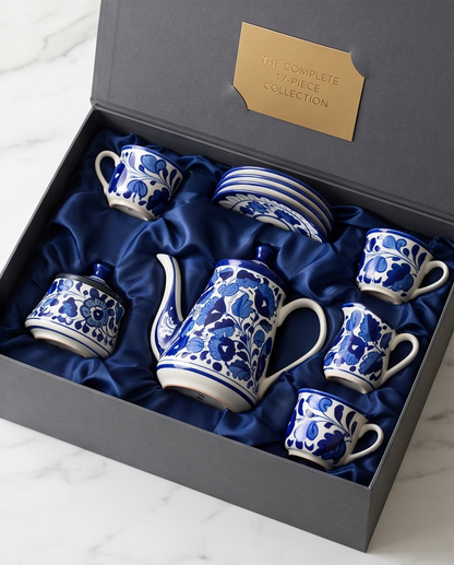 Ceramic Handmade Tea Complete Complete 17 PCS