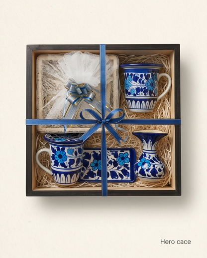 Ceramic Handmade Tea Mugs Set Gift Box🎁