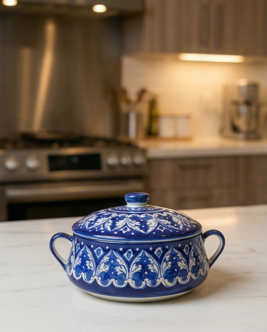 Ceramic Handmade Cover Pot