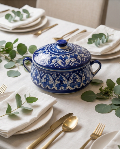 Ceramic Handmade Cover Pot