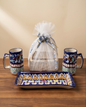 Ceramic Handmade Mug Set with Serving Platter Gift Box🎁