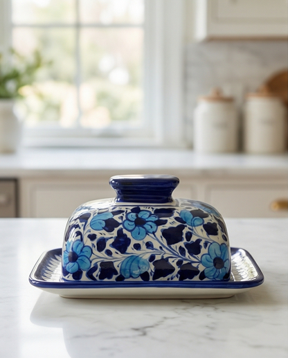 Ceramic Handmade Butter Dish for Breakfast Table..