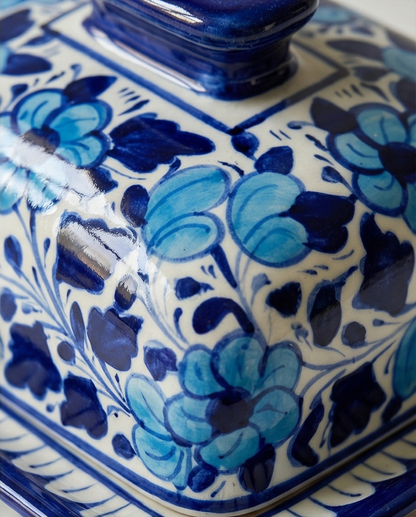 Ceramic Handmade Butter Dish for Breakfast Table..