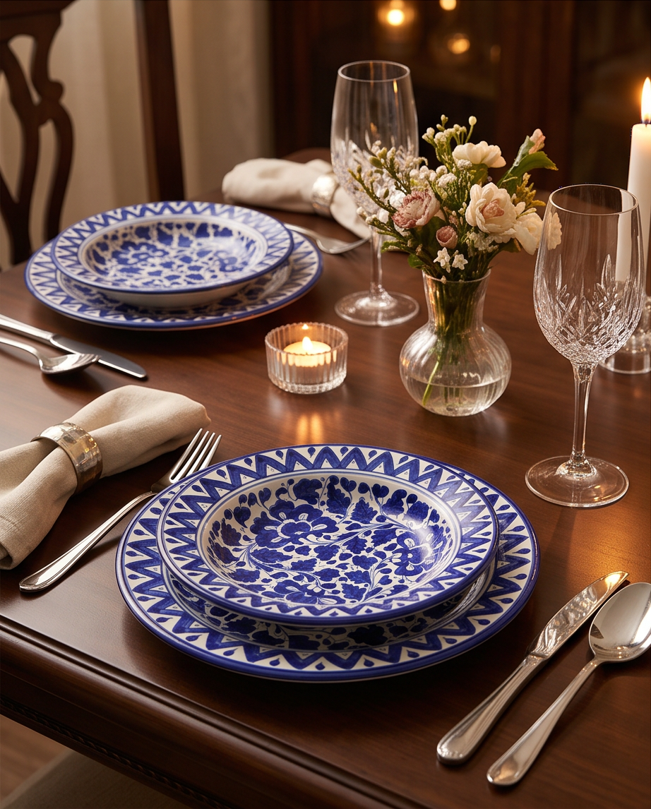 Ceramic Handmade Serving Plates & Platters and Bowl | Bundle Deals