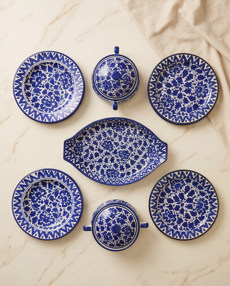Ceramic Handmade Serving Plates & Platters and Bowl | Bundle Deals