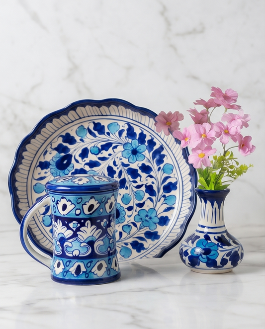 Ceramic Handmade Tea Mug Set Gift Box🎊