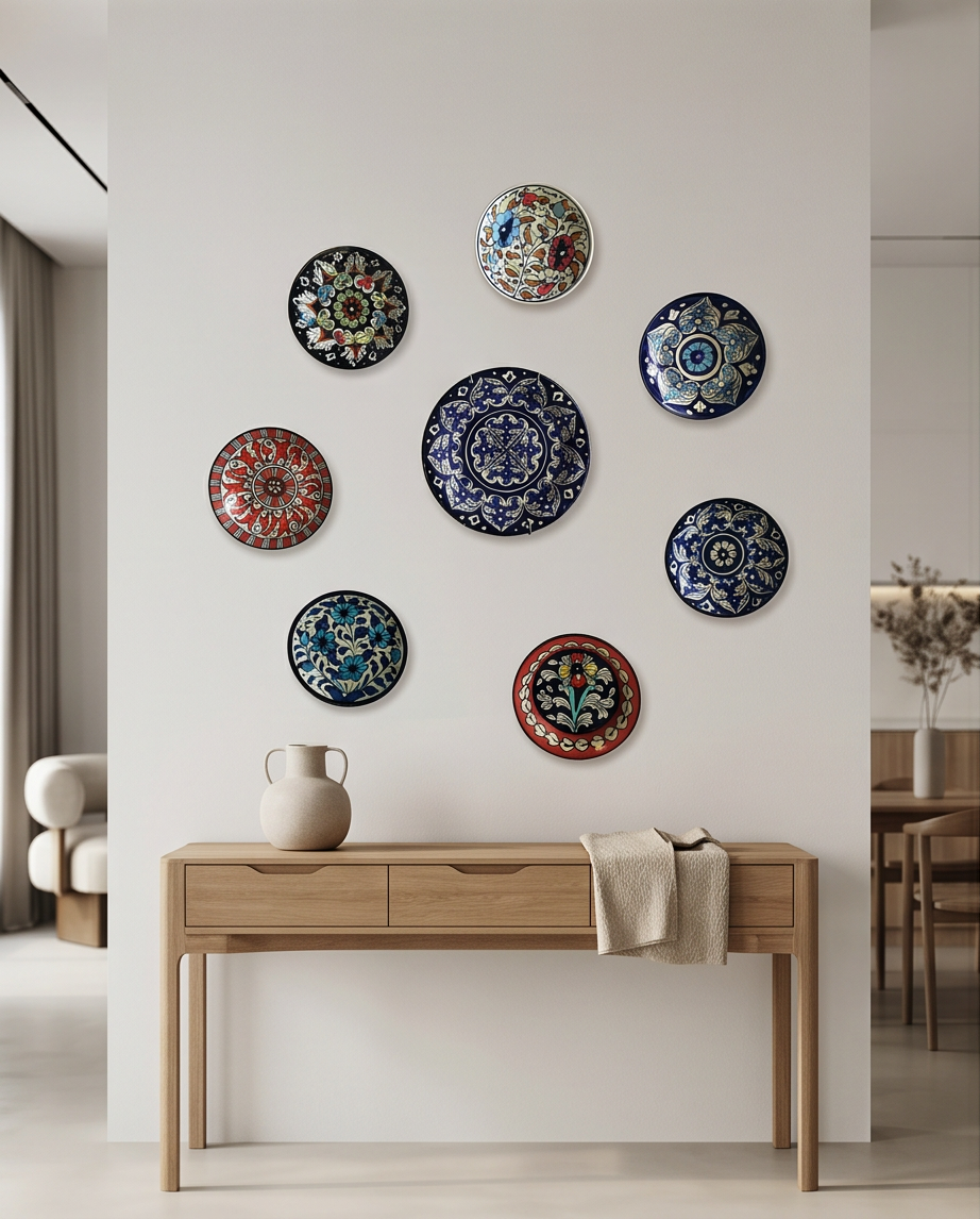 Ceramic Handmade Customized Wall Hanging Plates 🎁
