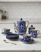 Ceramic Handmade Tea Set | Quantity 17 PCS | Serena Design | Premium Quality