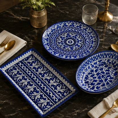 Ceramic Handmade Rice | Biryani Platters for Servings 🎁