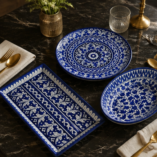 Ceramic Handmade Rice | Biryani Platters for Servings 🎁