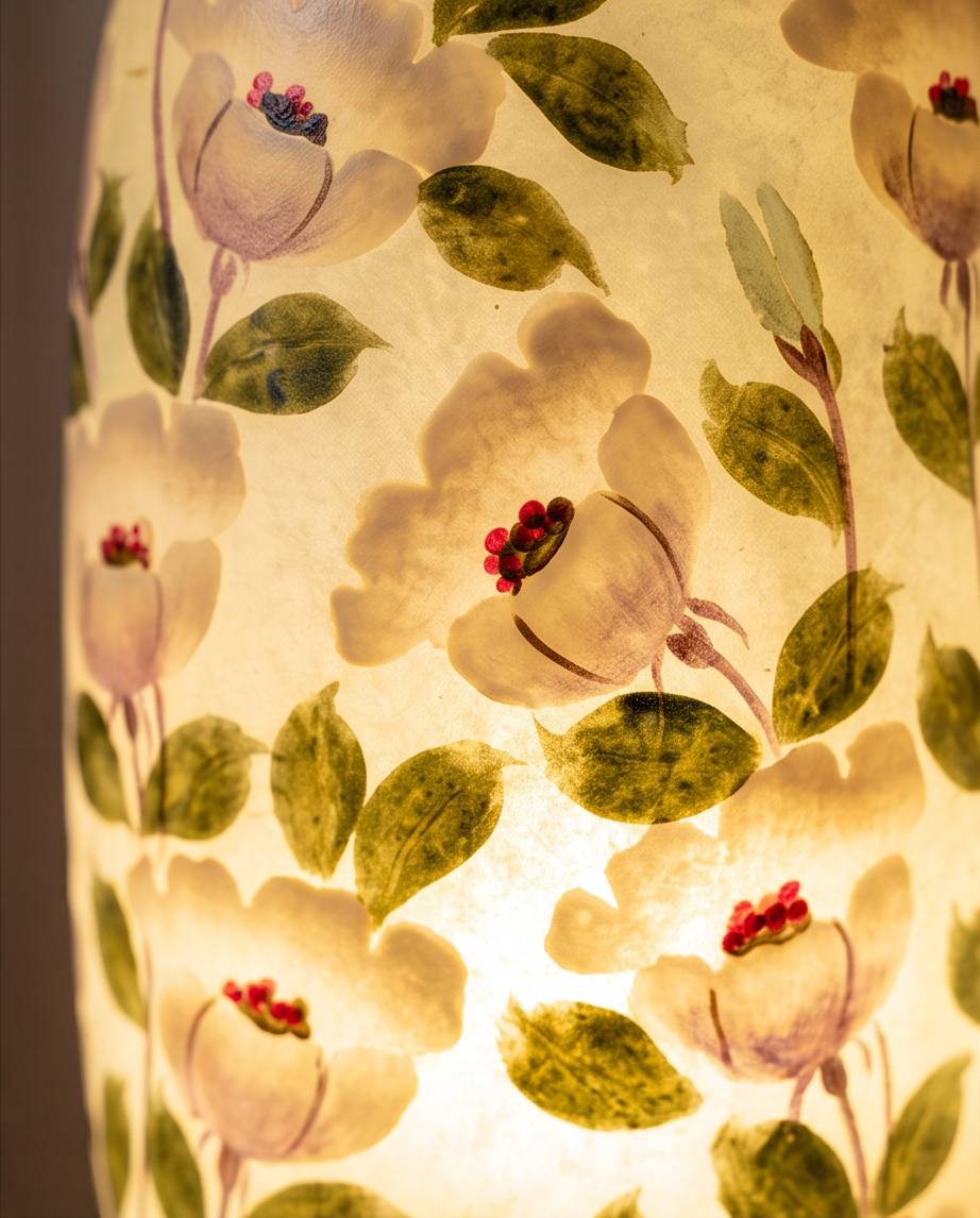 Customized Handmade Camel Skin Lamp Size 12 inch