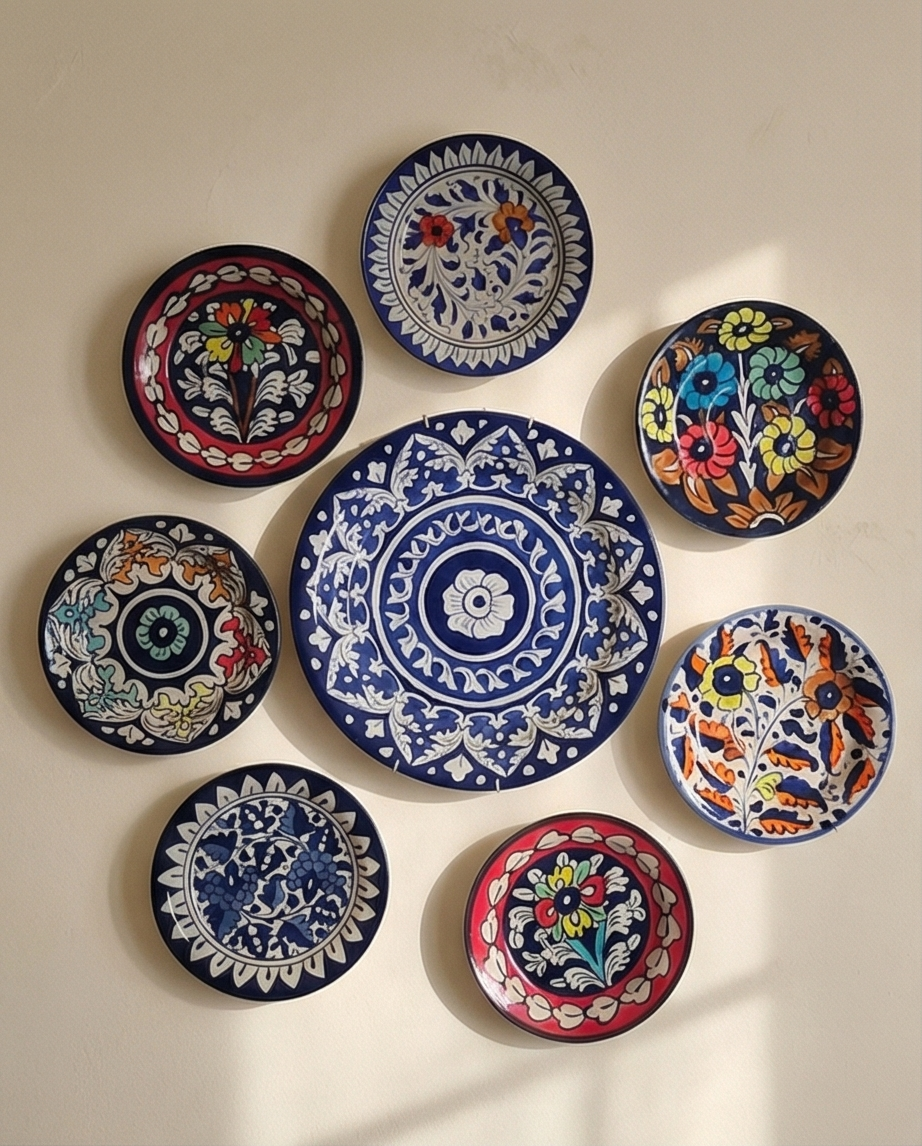 Ceramic Handmade Wall Hanging Plates