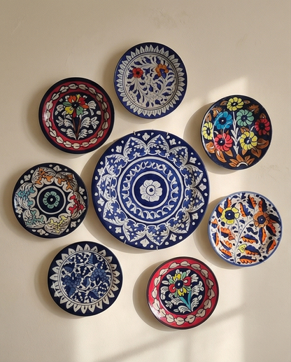 Ceramic Handmade Wall Hanging Plates