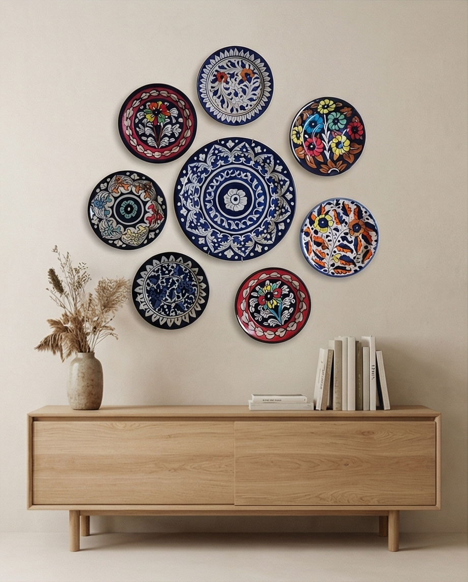 Ceramic Handmade Wall Hanging Plates