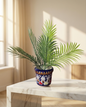 Ceramic Handmade Blue Pottery Planter for Home Living Decor size 6 inch🎁