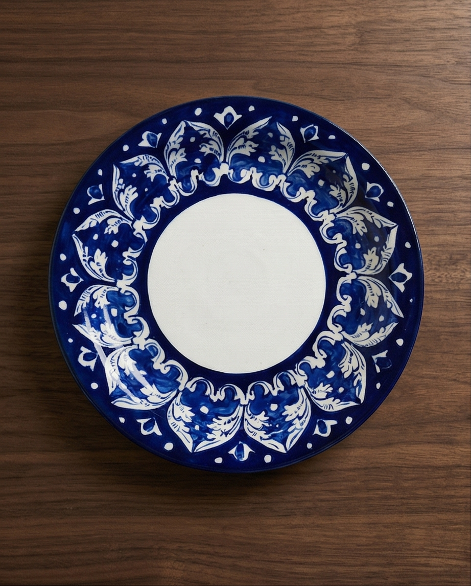 Ceramic Handmade Dinner Plate |Size 10 inch