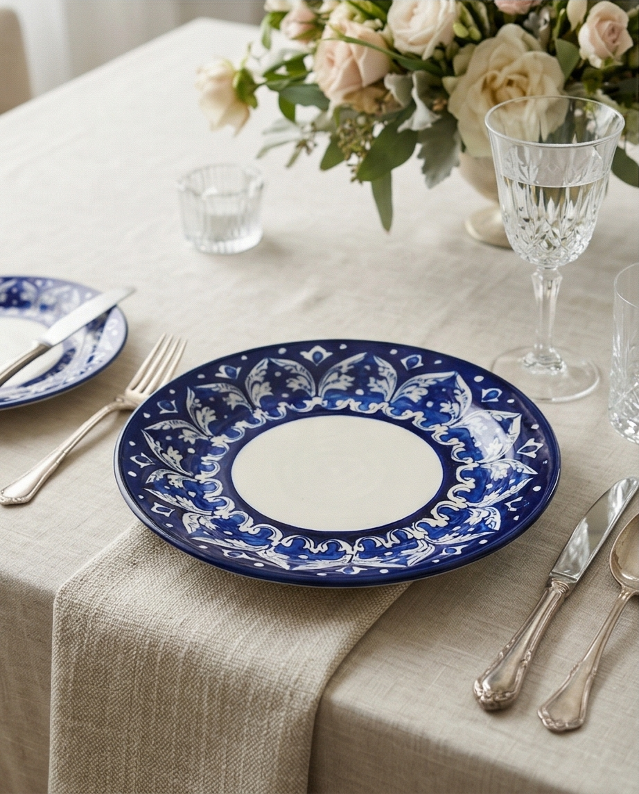 Ceramic Handmade Dinner Plate |Size 10 inch