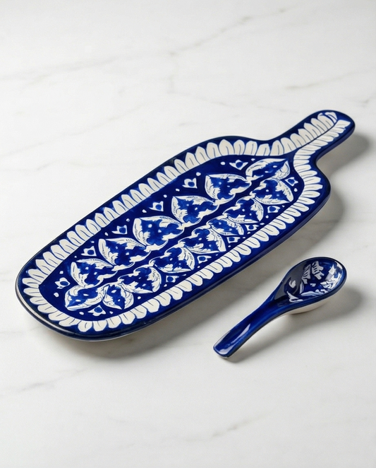 Ceramic Handmade BAT Dish | Cheese Tray