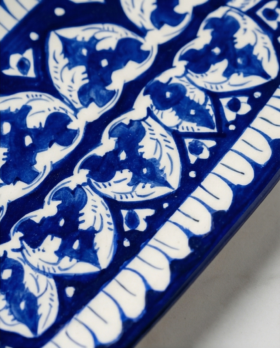 Ceramic Handmade BAT Dish | Cheese Tray