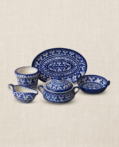 Ceramic Handmade Blue Pottery Bundle Deals
