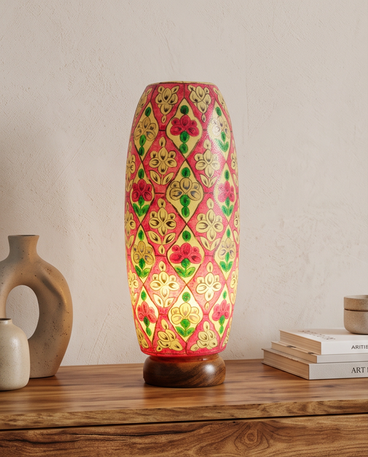 Customized Handmade Camel Skin Lamp Size 16 inch