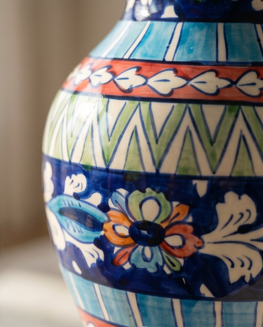 Ceramic Handmade Customized Table Vase | Size 12 inch