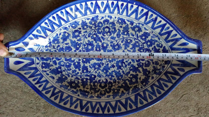 Ceramic Handmade Rice Dish Platter | 16 inch size