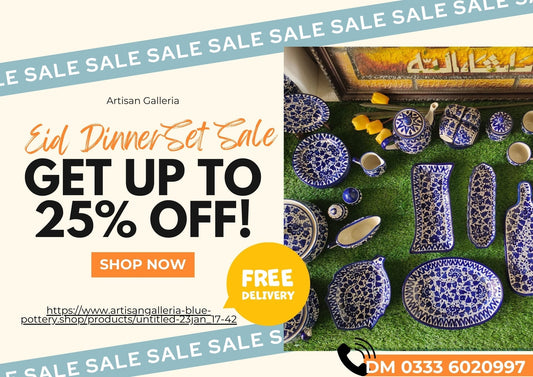 Customized Dinner Set | 6 Person Serving| Premium Quality | Eid Ul Fitar Package | Free Delivery | Free Gift