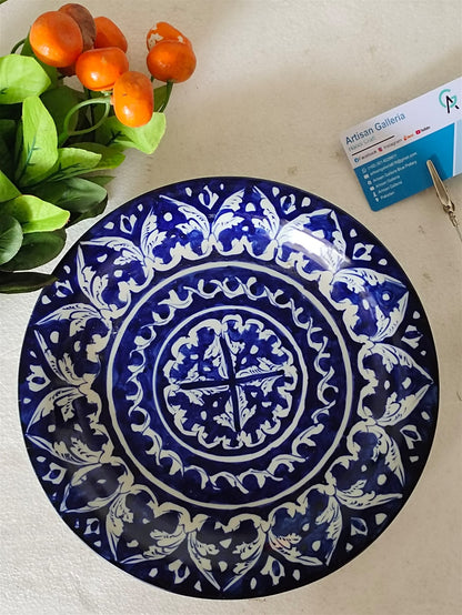 Ceramic Handmade Half Plate | Size 8 Inch