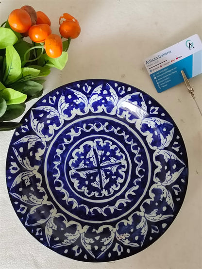 Ceramic Handmade Half Plate | Size 8 Inch