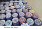 Ceramic Handmade Half Plates | Size 8 inch |