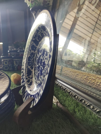 Ceramic Handmade Deep Plates | Size 09 inch | Design Serina