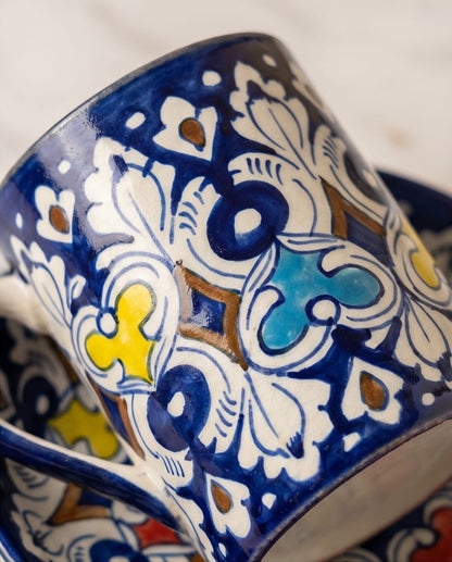 Ceramic Handmade Tea Mug with Saucer Plates Gift Box🎁