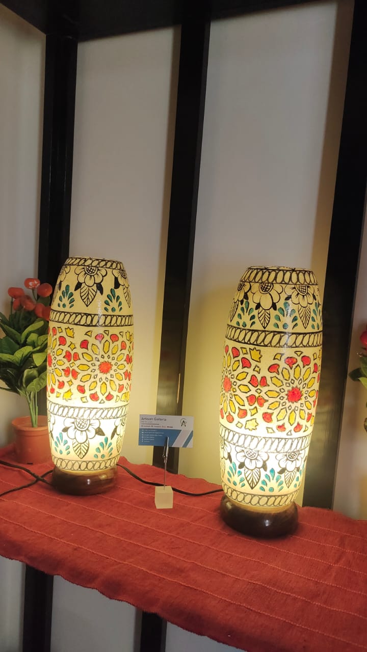 Camel Skin Lamp Handmade | Size 16 inch