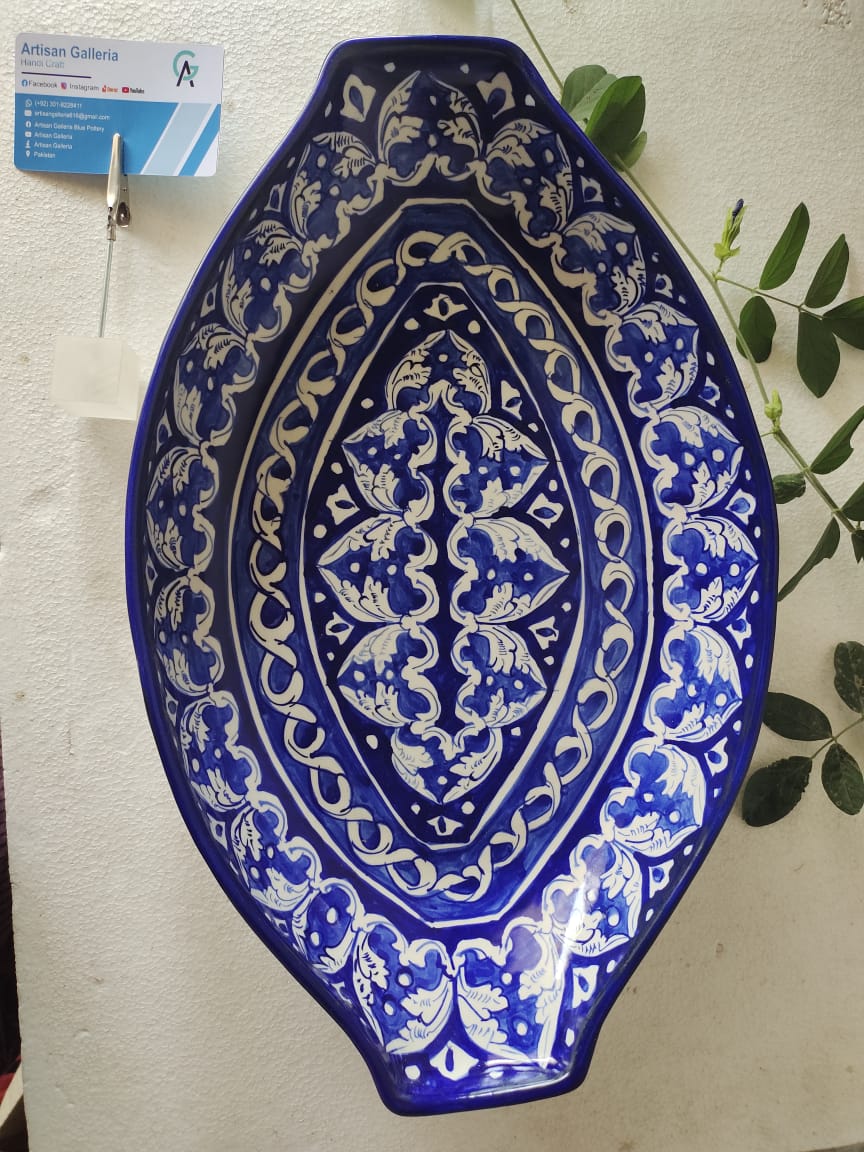 Customized Handmade Ceramic Rice Platters | Size 16 inch