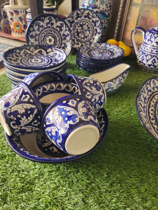 Ceramic Handmade Dessert Bowls Set | Sweet Bowls Set | 7 Pcs set