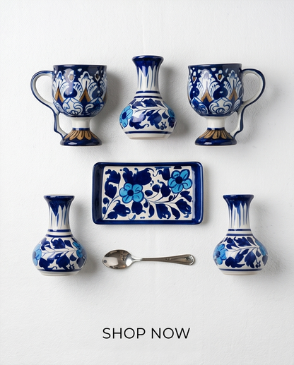 Ceramic Handmade Wine Cups for Ice Cream Gift Box🎁