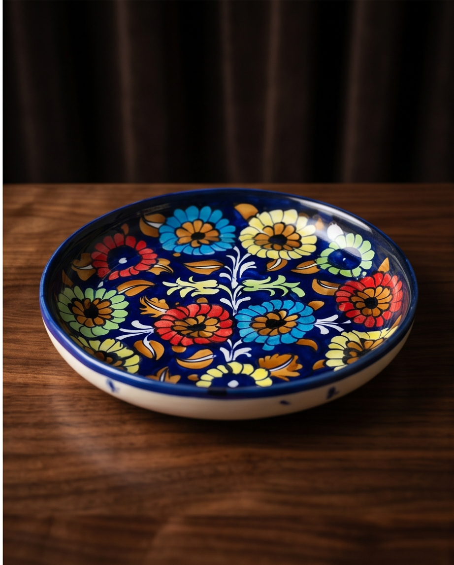 Ceramic Handmade Customized Deep Plate Size 8 inch🎁🛒