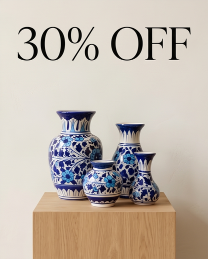 Ceramic Handmade Eid Gifting Vases Elegant Designs