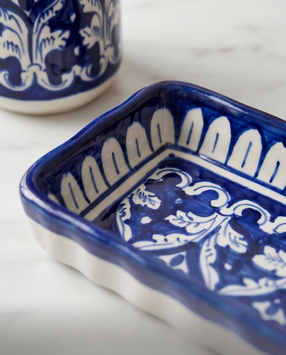 Ceramic Handmade Mugs with Serving Dish Platter GiftBox🎁