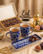 Ceramic Handmade Customized Mug Pair with Elegant Serving Dish and Beautiful decor